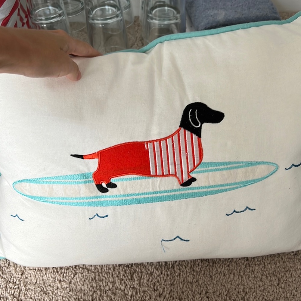 Dachshund pillow